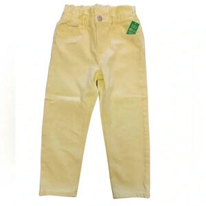 Baby Gap  Yellow Paper Bag Waist Jeans Size 5